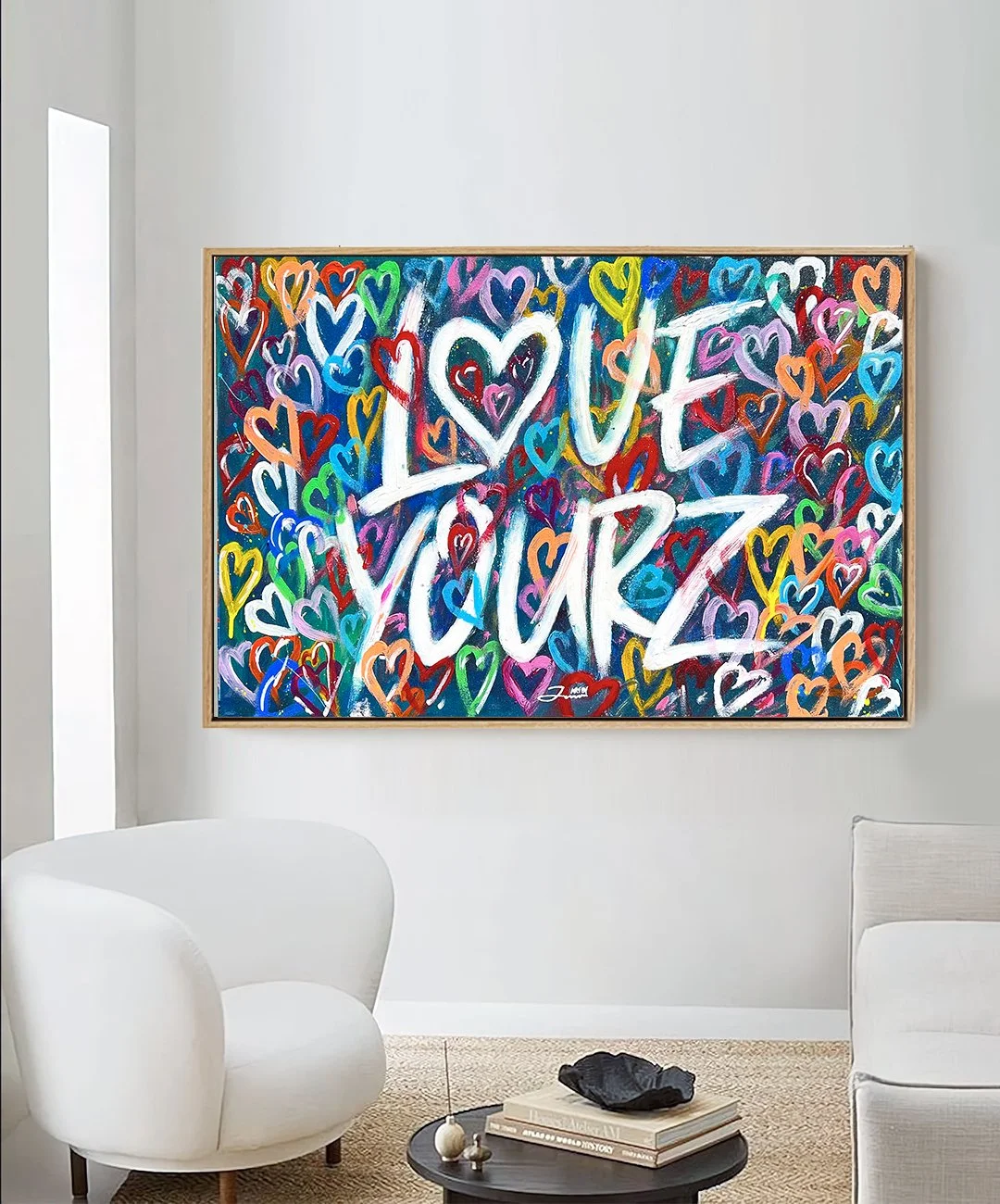 Love Yourz” Original J. Cole-Inspired Acrylic Canvas by art by JMR